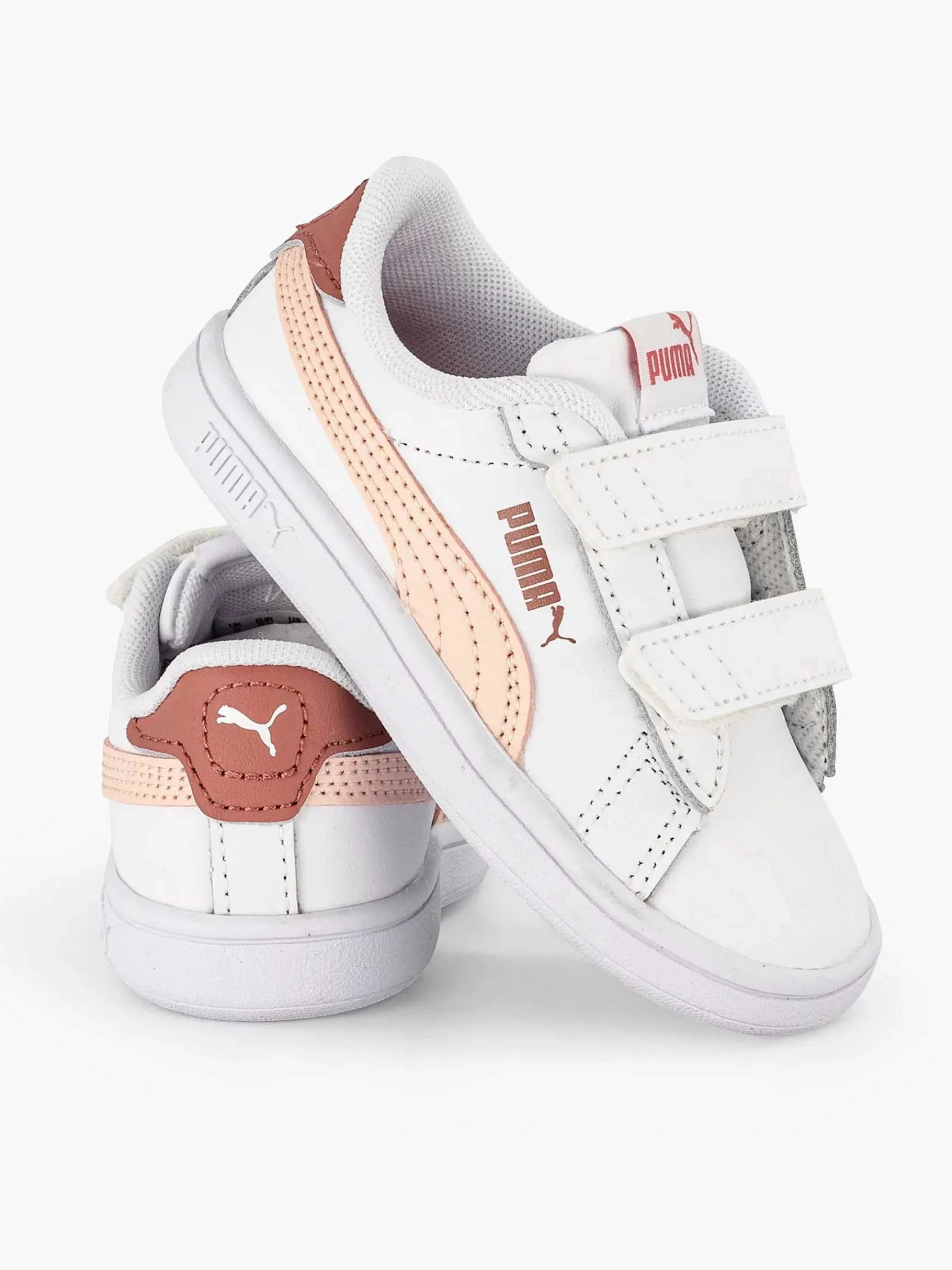 Puma Jongensschoenen-Witte Smash 3.0 L V Inf