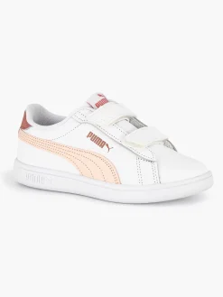 Puma Jongensschoenen-Witte Smash 3.0 L V Ps