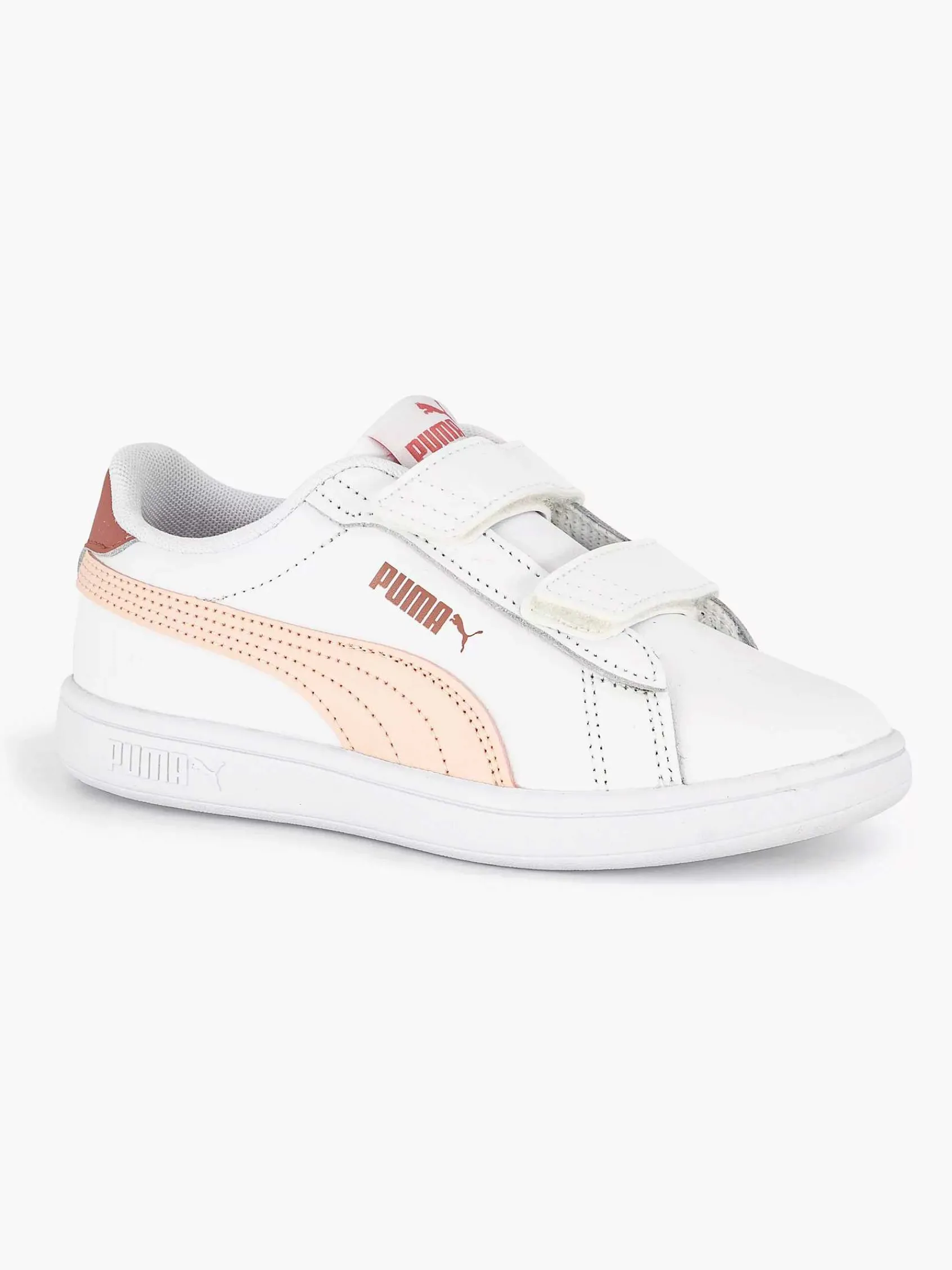 Puma Jongensschoenen-Witte Smash 3.0 L V Ps