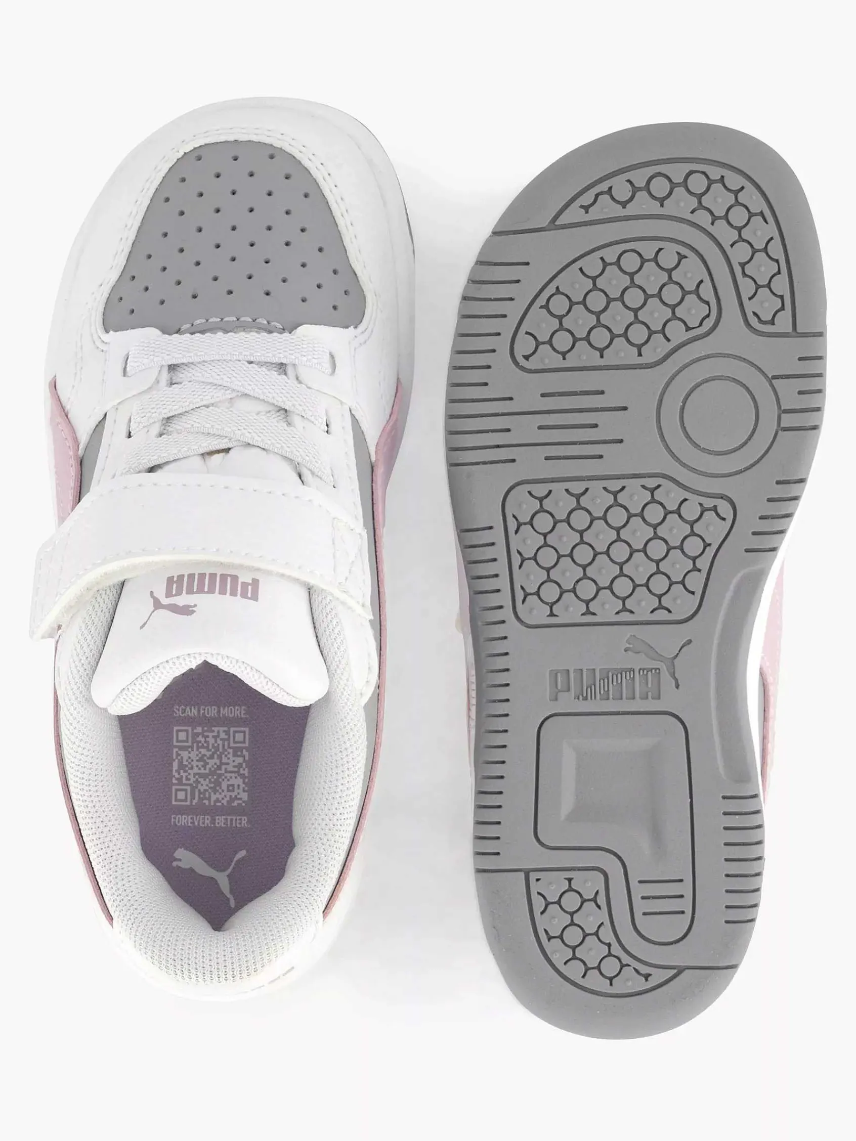 Puma Jongensschoenen-Witte Sneaker