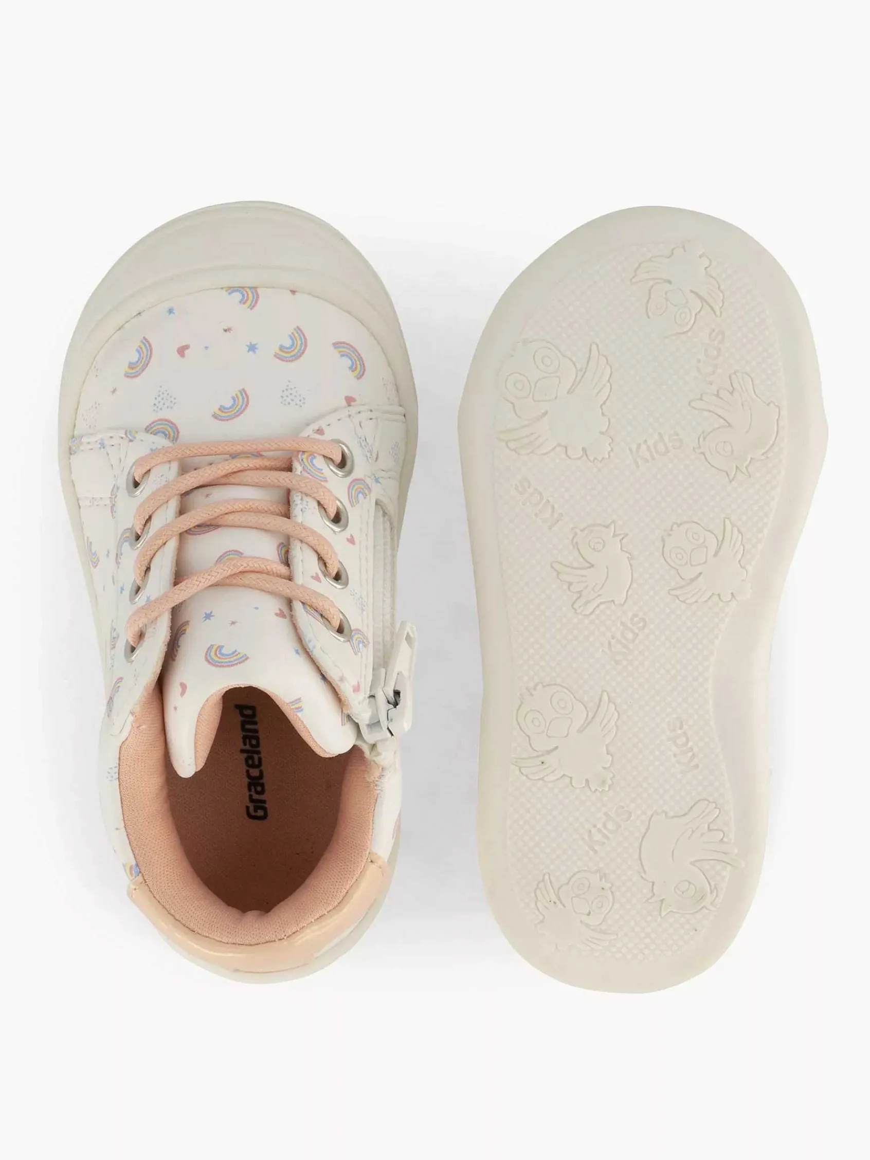 Graceland Jongensschoenen-Witte Sneaker