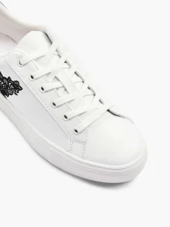 Graceland Sneakers-Witte Sneaker Bloemen