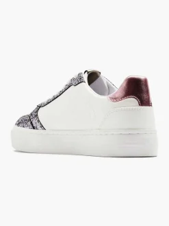 Graceland Sneakers-Witte Sneaker Glitter
