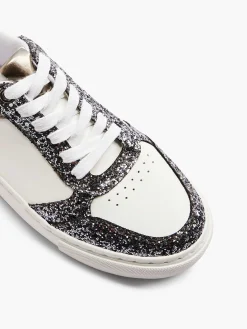 Graceland Sneakers-Witte Sneaker Glitter