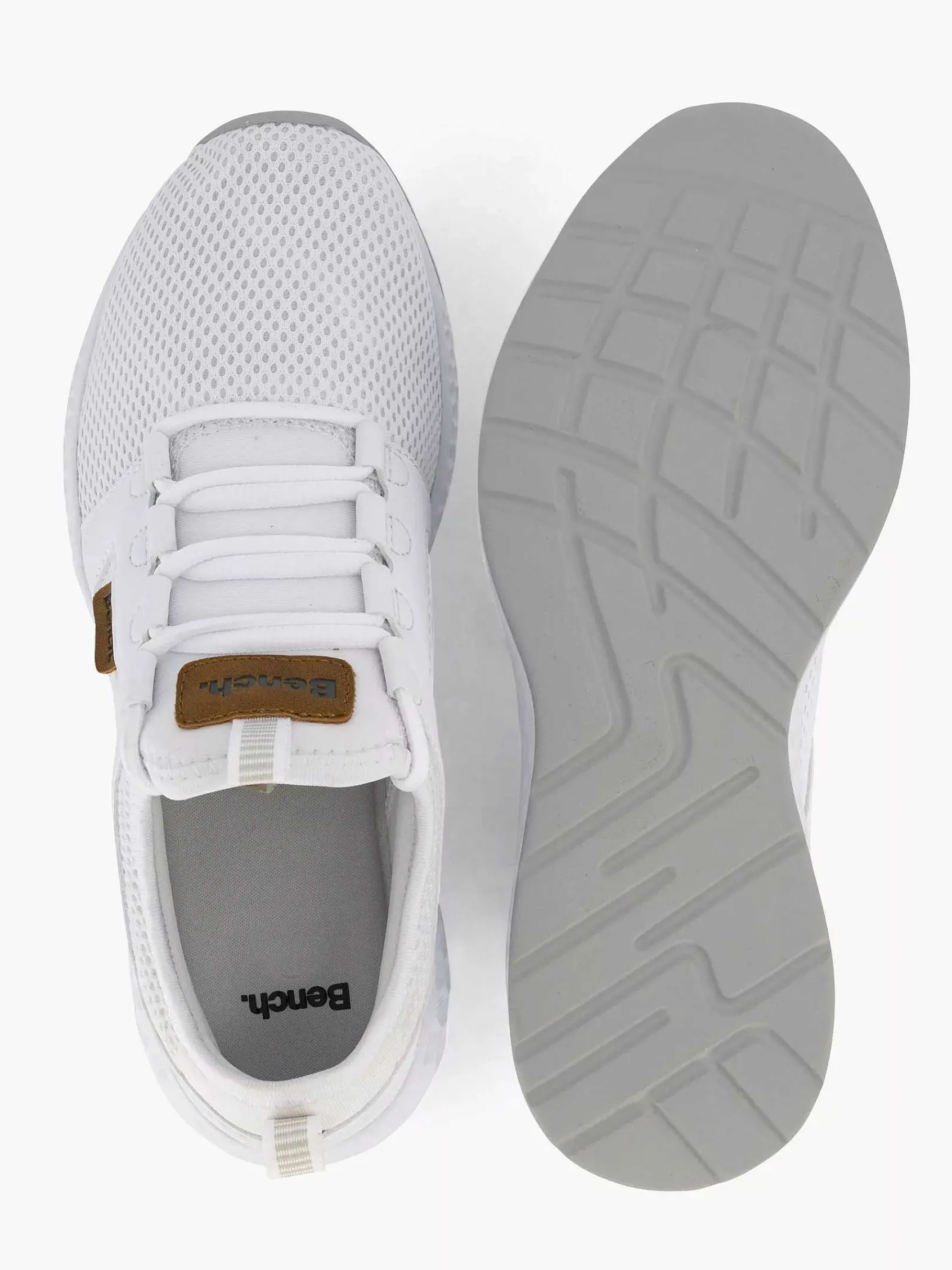 Bench Sneakers-Witte Sneaker Memory Foam