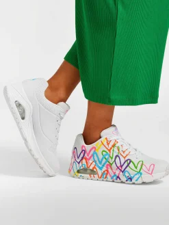 Skechers Sneakers-Witte Sneaker Memory Foam