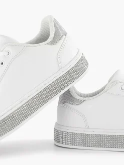 Graceland Jongensschoenen-Witte Sneaker Steentjes