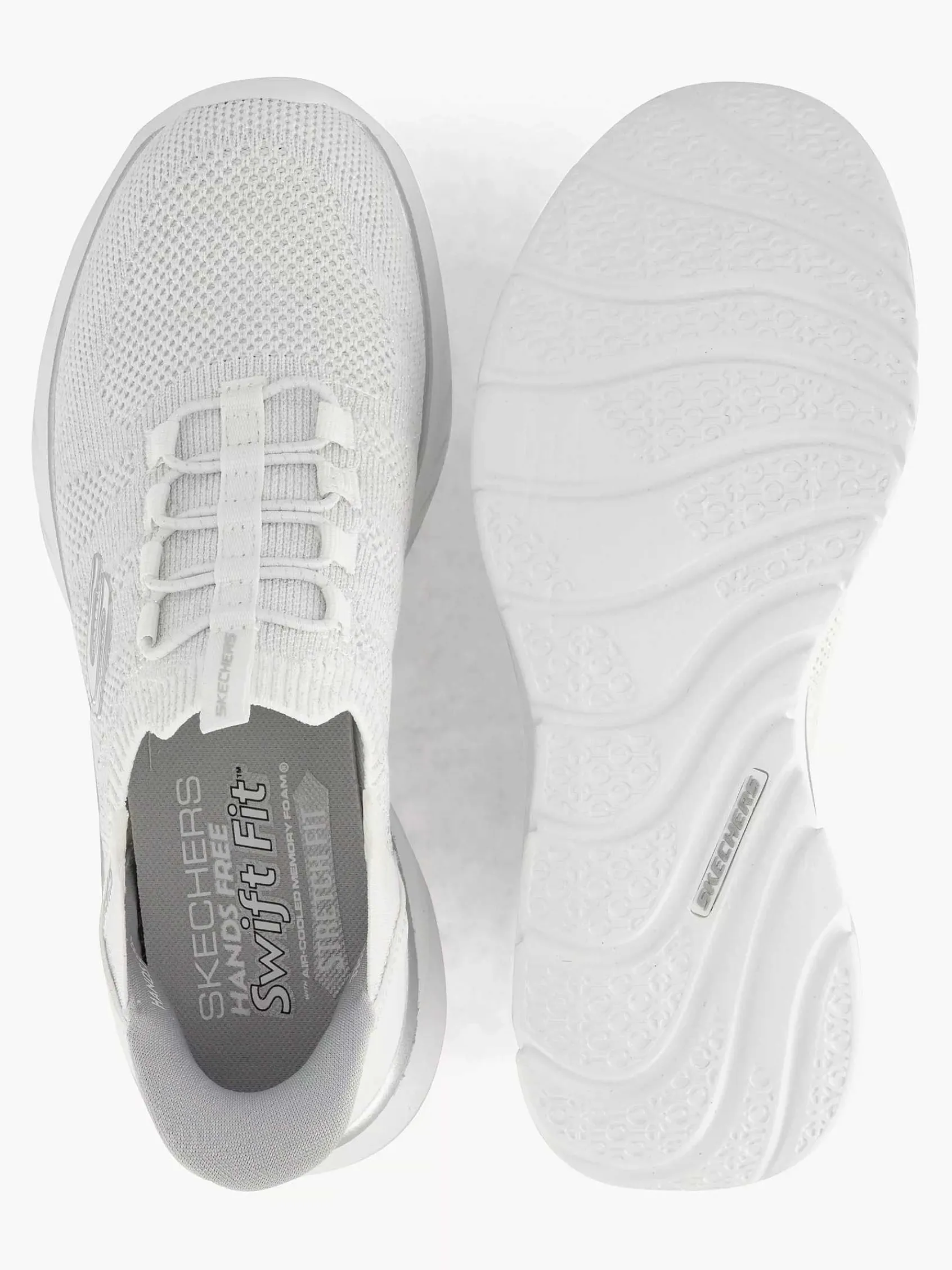 Skechers Sneakers-Witte Sneaker Swift Fit - Hands Free Sole Provider