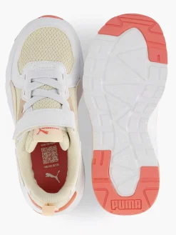 Puma Jongensschoenen-Witte Sneaker Trinity Lite Ac
