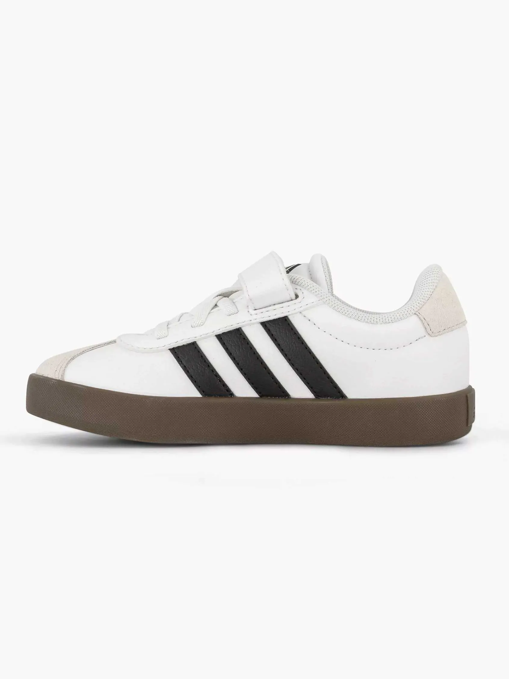 adidas Jongensschoenen-Witte Sneaker Vl Court 3.0 El C
