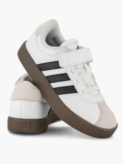 adidas Jongensschoenen-Witte Sneaker Vl Court 3.0 El C