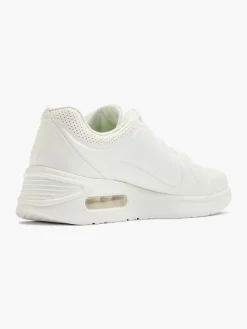 Skechers Sneakers-Witte Solitair - Perle