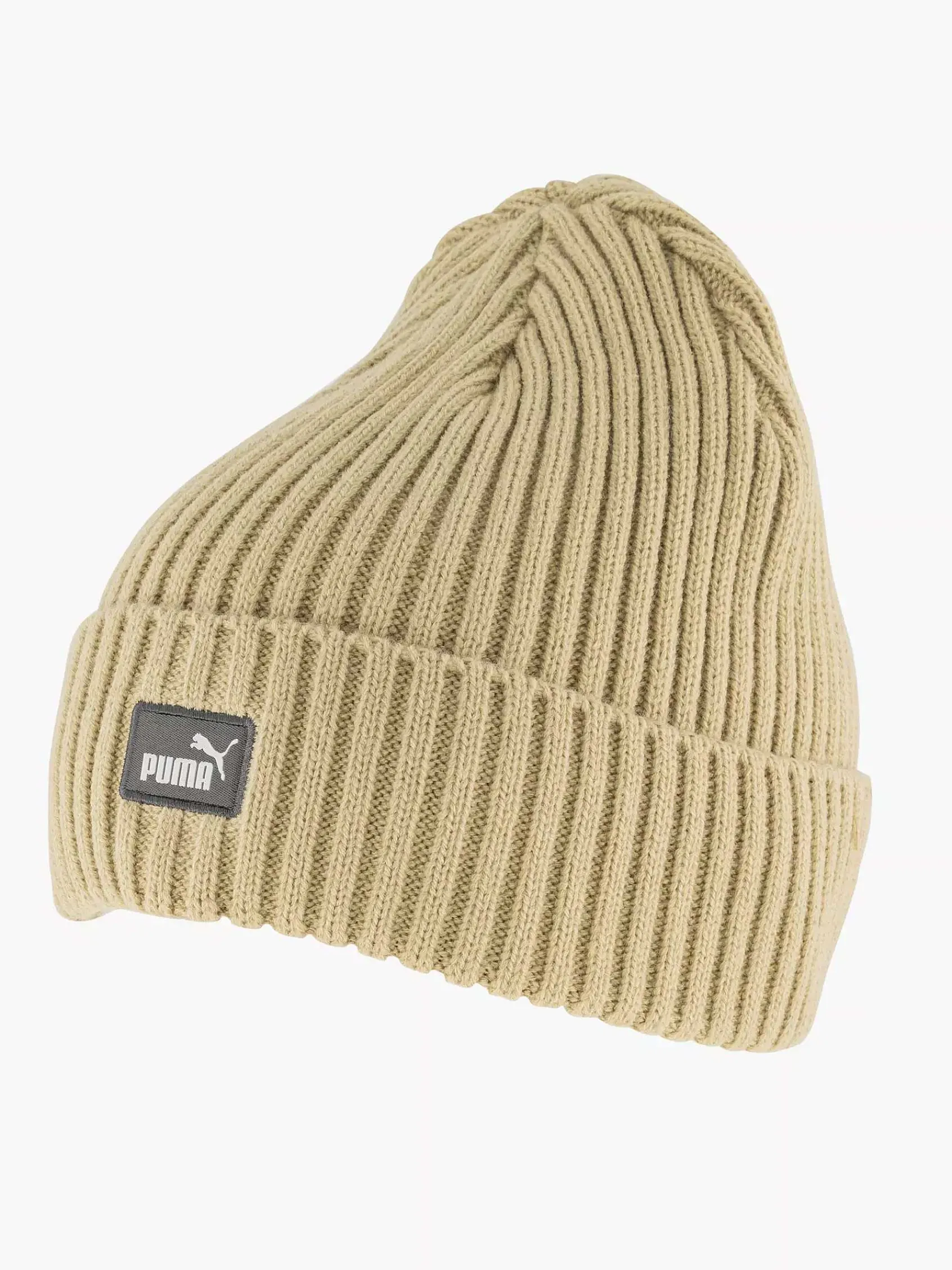 Puma Online Exclusive Accessoires-Zandkleurige Classic Cuff Beanie