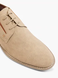AM SHOE Geklede Schoenen-Zandkleurige Veterschoen