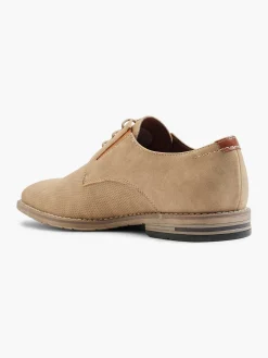 AM SHOE Geklede Schoenen-Zandkleurige Veterschoen