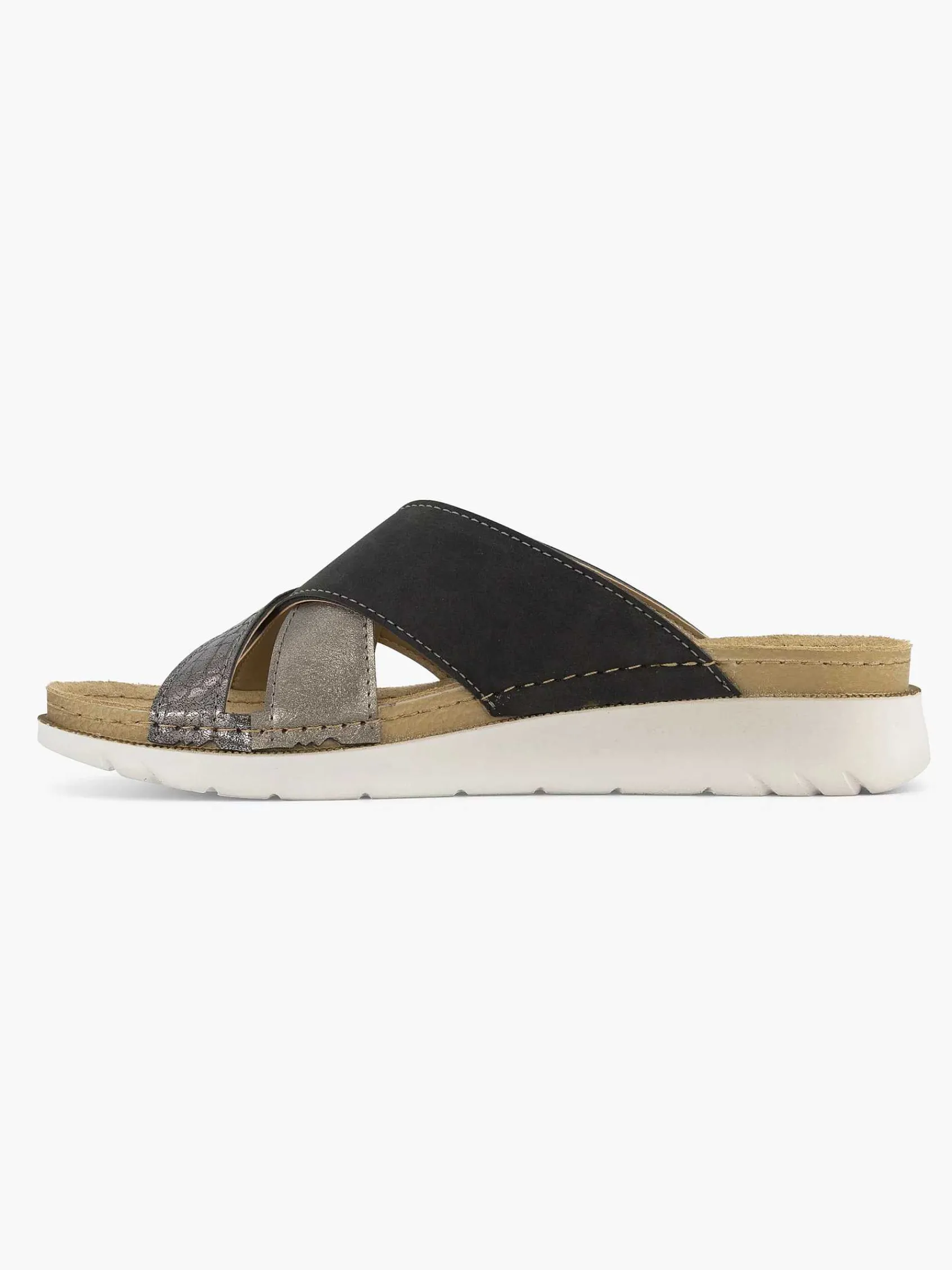 Easy Street Sandalen-Zilveren Comfort Slipper