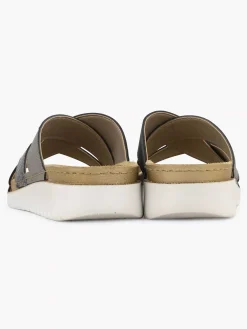 Easy Street Sandalen-Zilveren Comfort Slipper