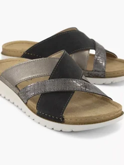 Easy Street Sandalen-Zilveren Comfort Slipper