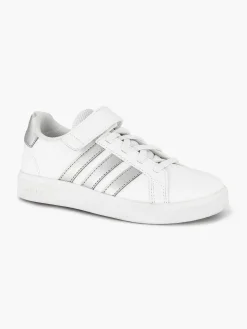 adidas Jongensschoenen-Zilveren Grand Court 2.0 El K