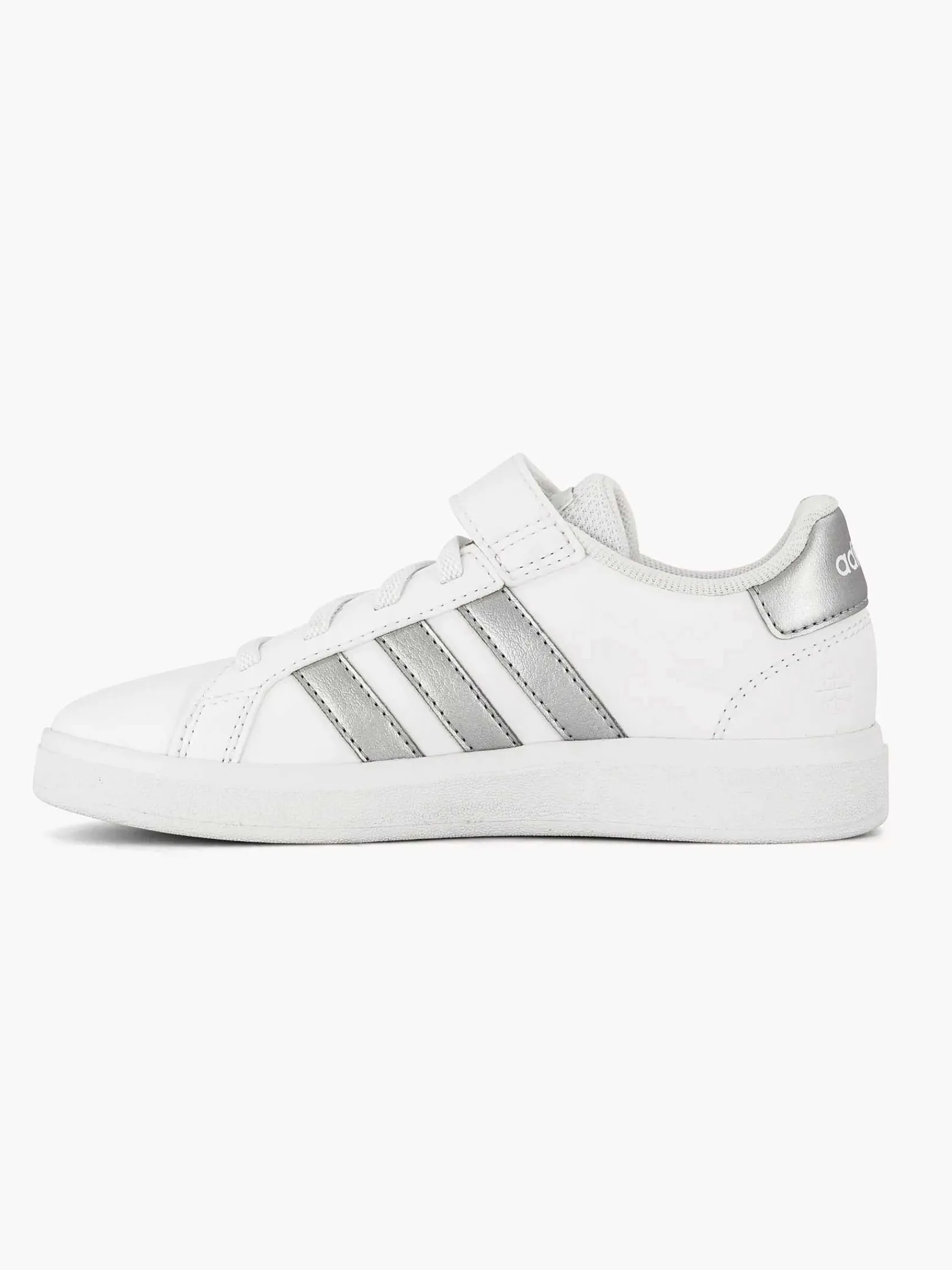 adidas Jongensschoenen-Zilveren Grand Court 2.0 El K