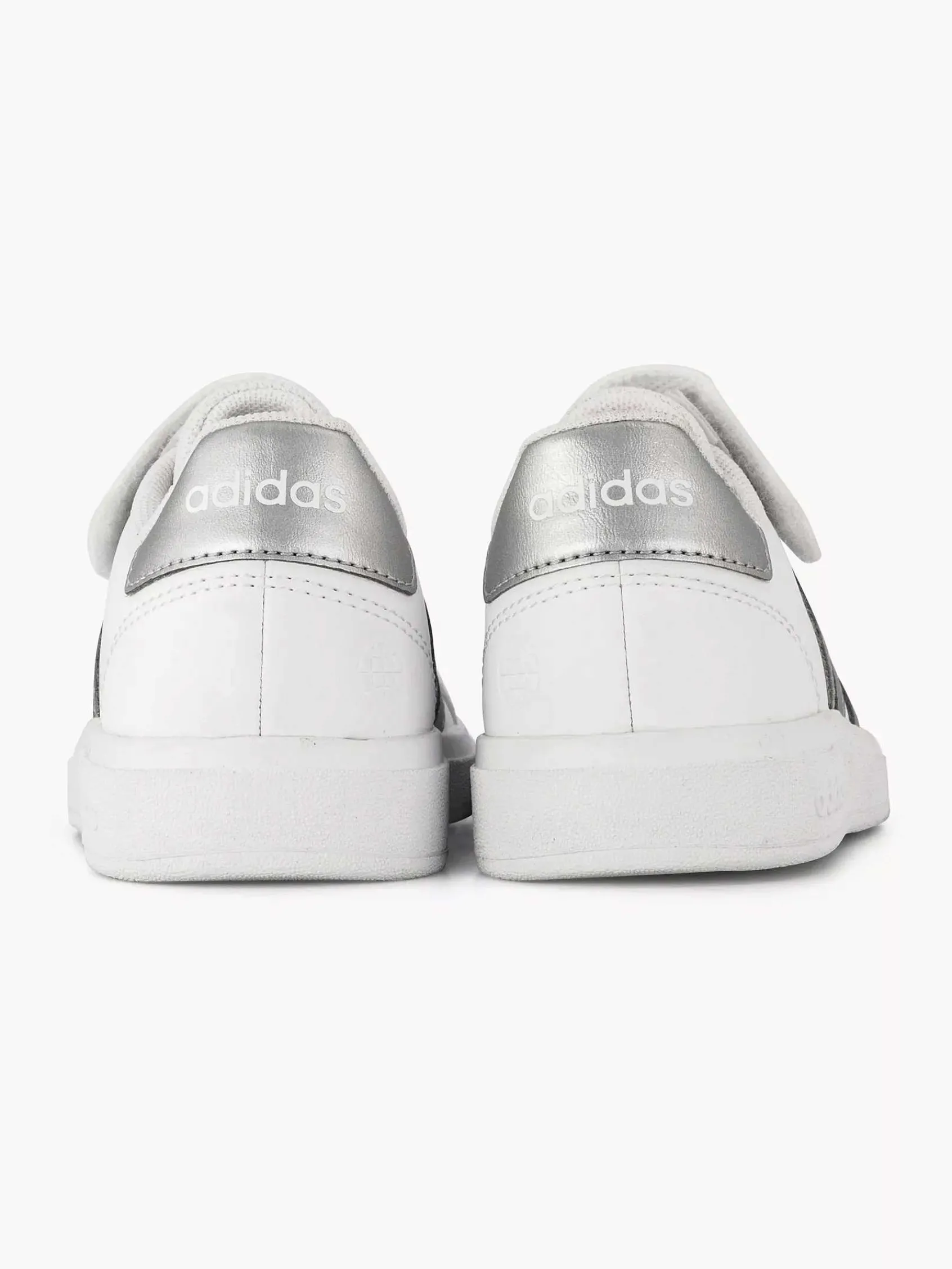 adidas Jongensschoenen-Zilveren Grand Court 2.0 El K