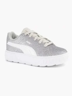 Puma Jongensschoenen-Zilveren Karmen Glitz Ps Glitter