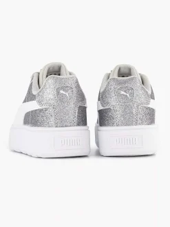 Puma Jongensschoenen-Zilveren Karmen Glitz Ps Glitter