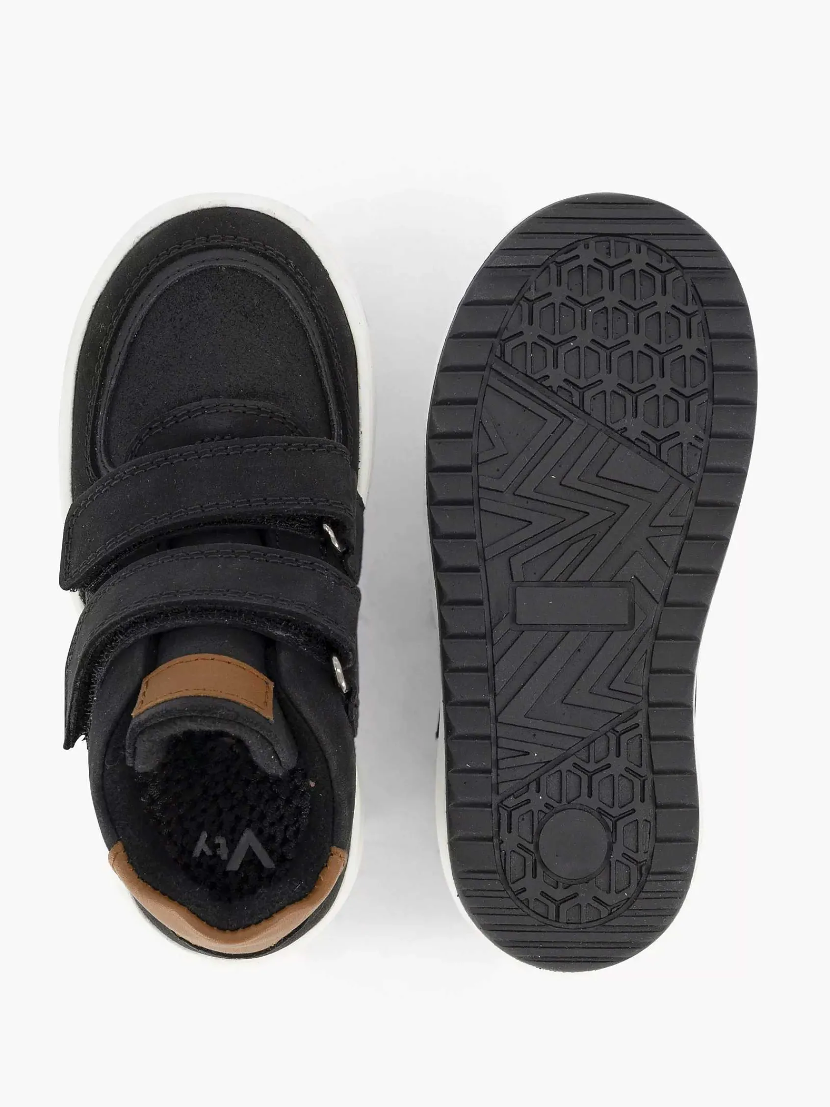 Vty Babyschoenen-Zware Leren Sneakers Klittenband