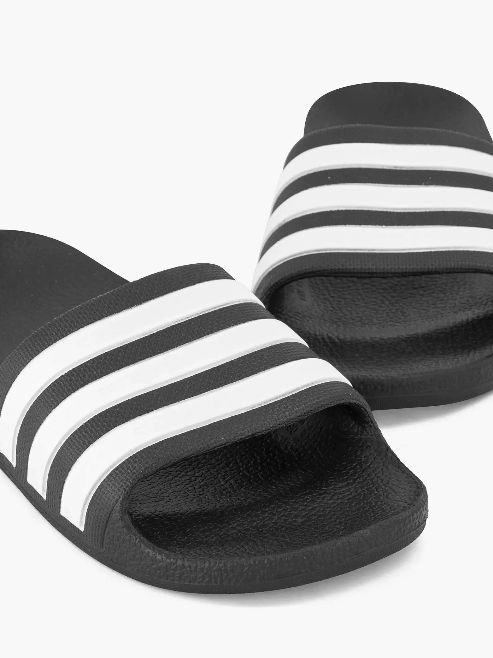 adidas Jongensschoenen-Zwarte Adilette Aqua K