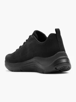 Skechers Sneakers-Zwarte Arch Comfort Deep Breath