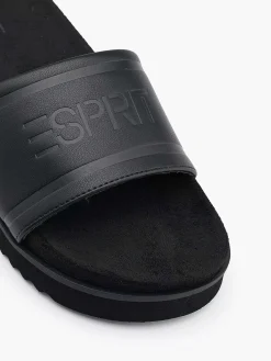 Esprit Slippers-Zwarte Badslipper