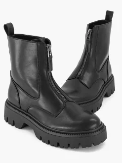 Oxmox Enkellaarzen & Boots-Zwarte Bikerboot