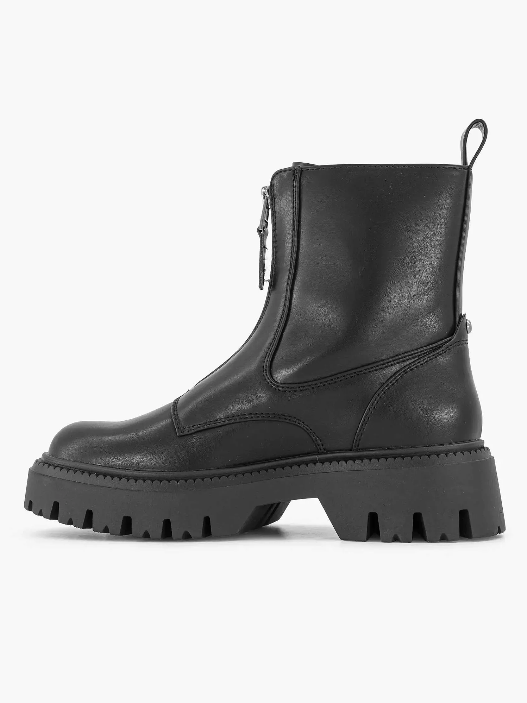 Oxmox Enkellaarzen & Boots-Zwarte Bikerboot