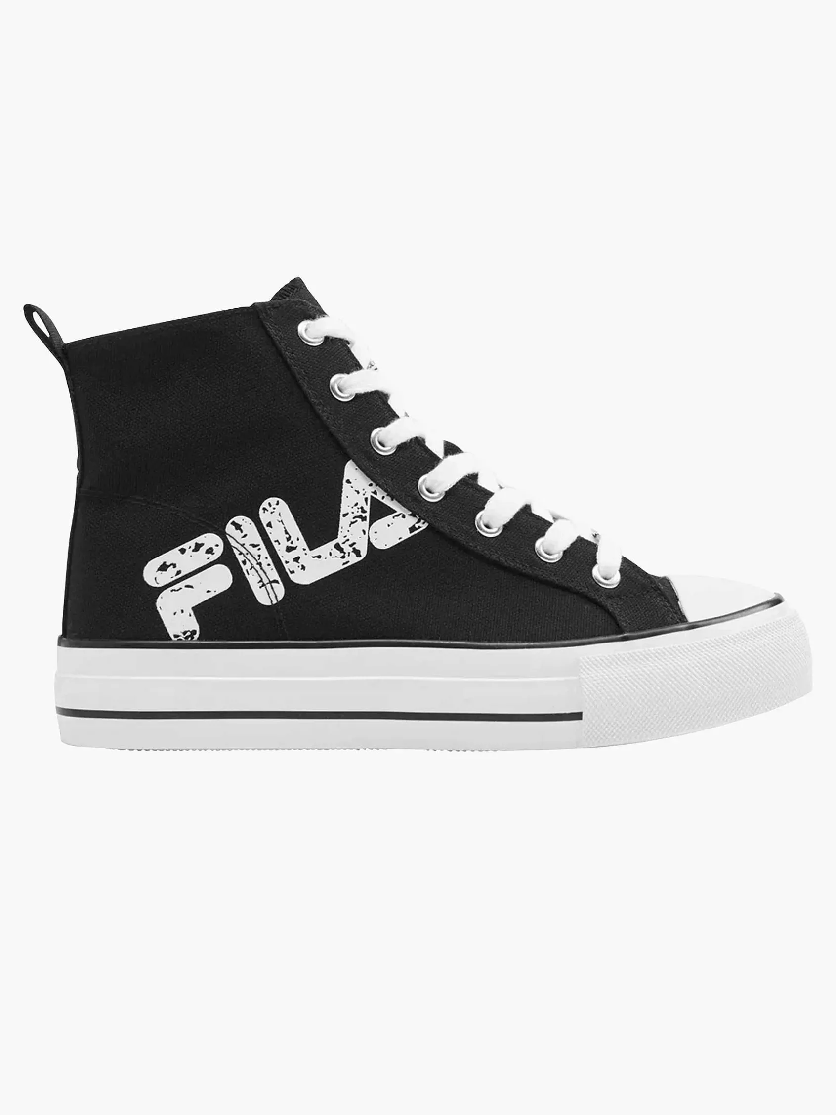 FILA Sneakers-Zwarte Canvas Hoge Sneaker