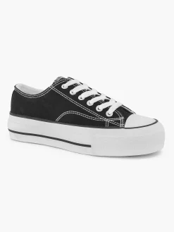 Graceland Sneakers-Zwarte Canvas Sneaker