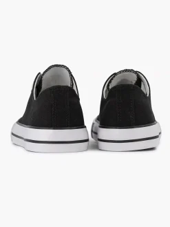 Graceland Sneakers-Zwarte Canvas Sneaker
