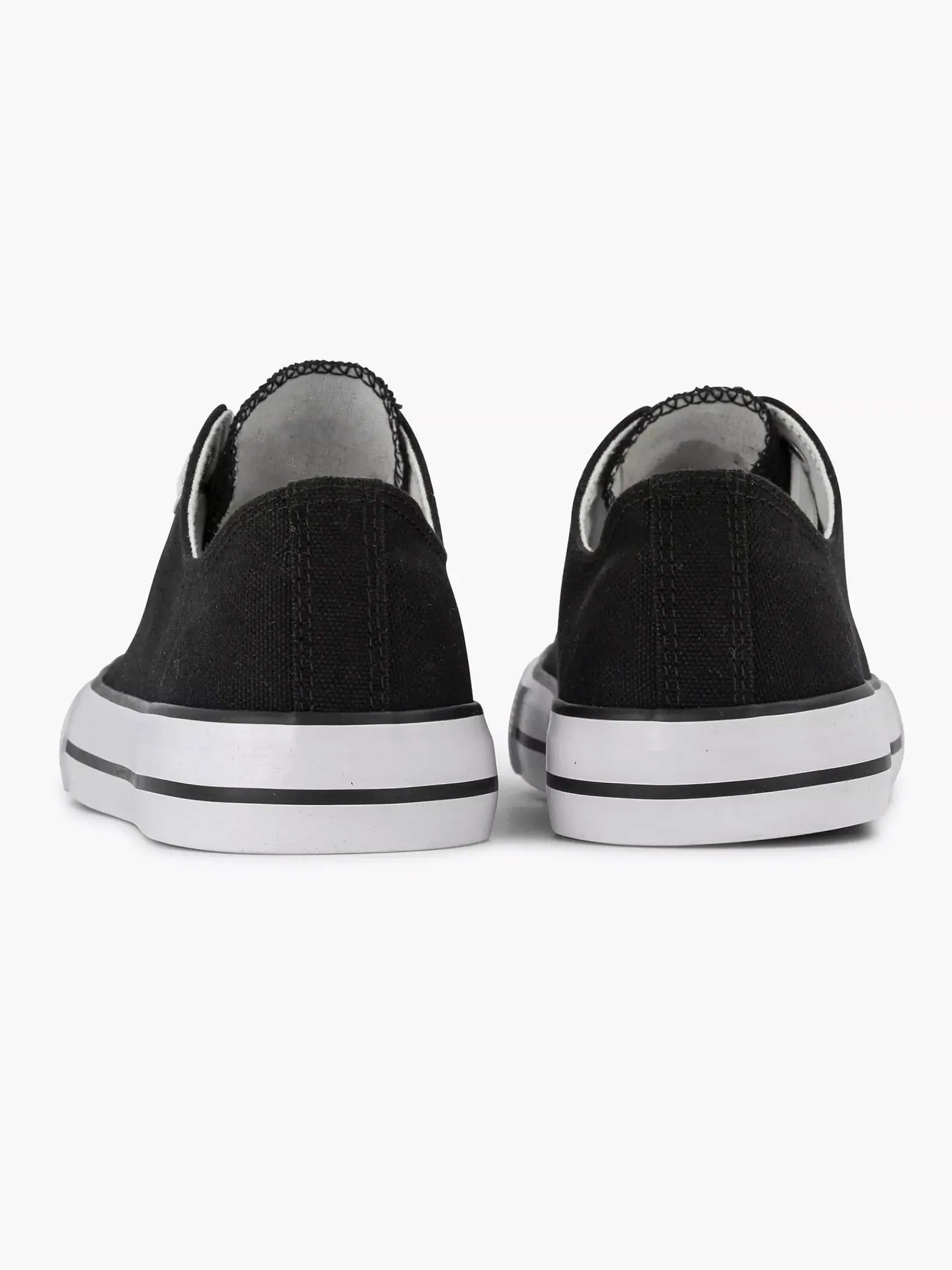 Graceland Sneakers-Zwarte Canvas Sneaker