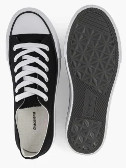 Graceland Sneakers-Zwarte Canvas Sneaker