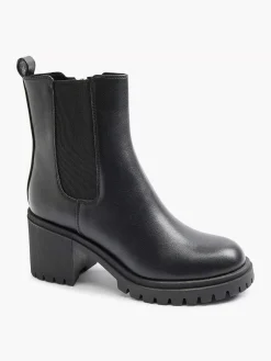 Graceland Enkellaarzen & Boots-Zwarte Chelsea Boot Hak