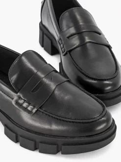 Graceland Instappers-Zwarte Chunky Loafer