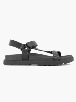 Oxmox Sandalen-Zwarte Chunky Sandaal