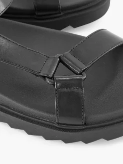 Oxmox Sandalen-Zwarte Chunky Sandaal