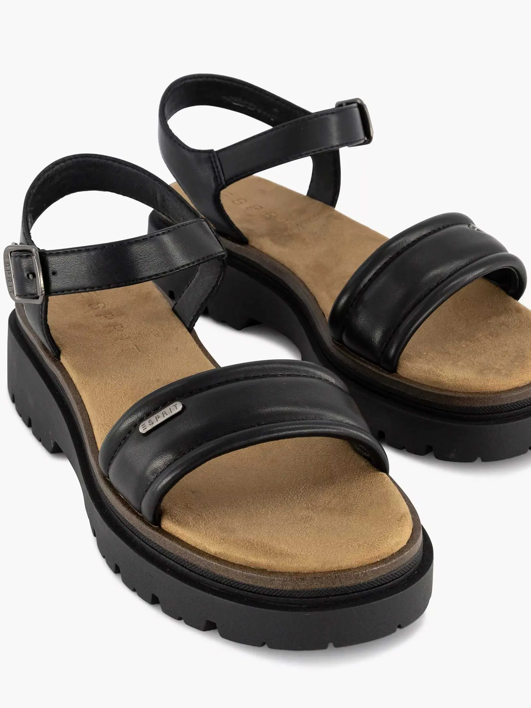 Esprit Sandalen-Zwarte Chunky Sandaal