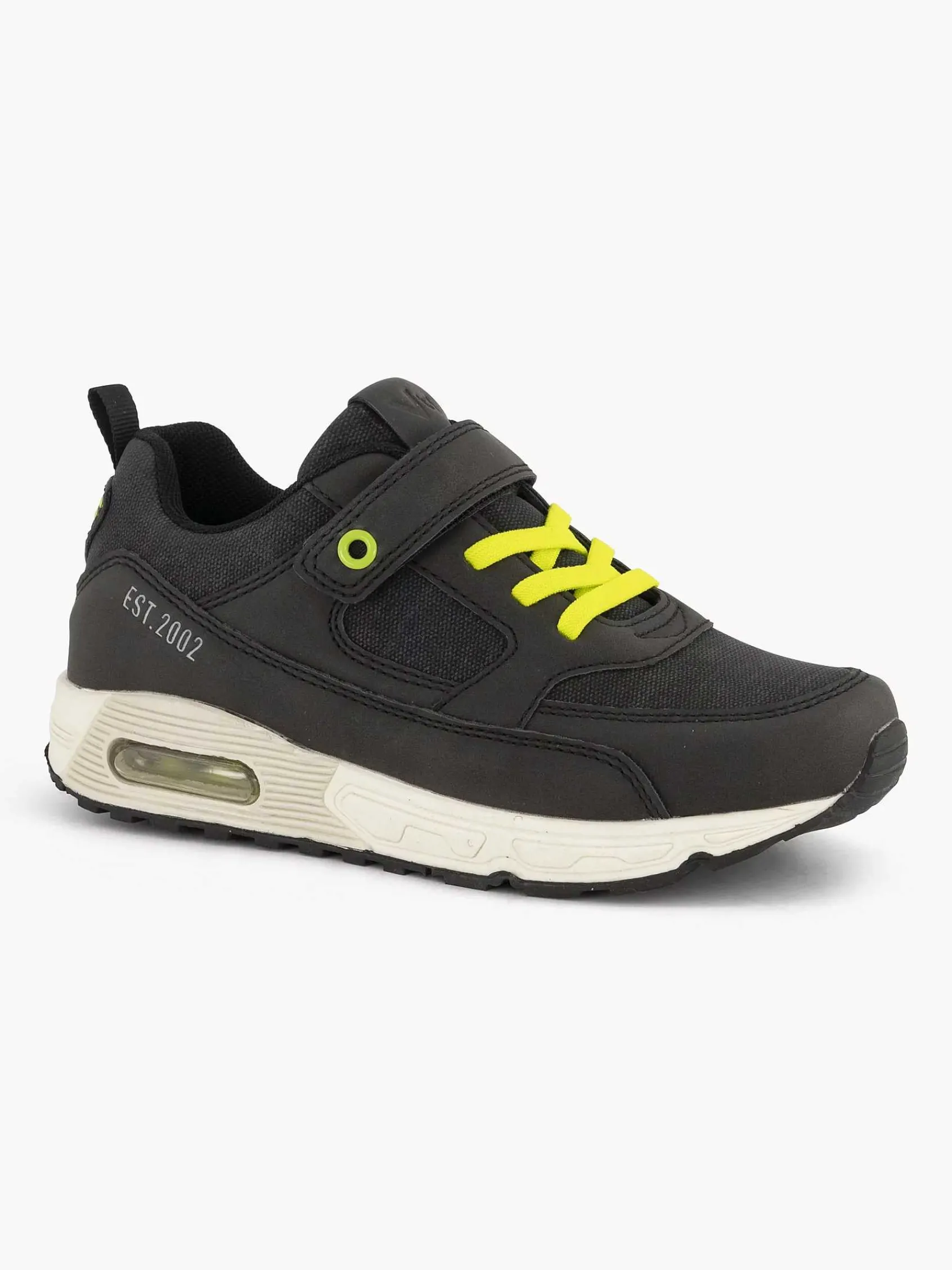 Vty Jongensschoenen-Zwarte Chunky Sneaker