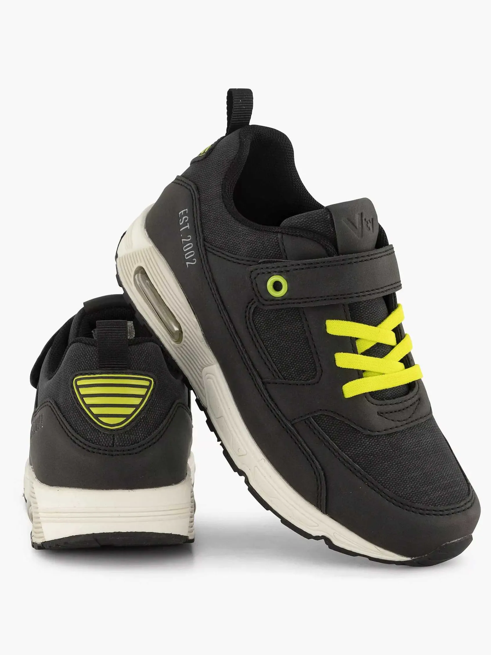 Vty Jongensschoenen-Zwarte Chunky Sneaker