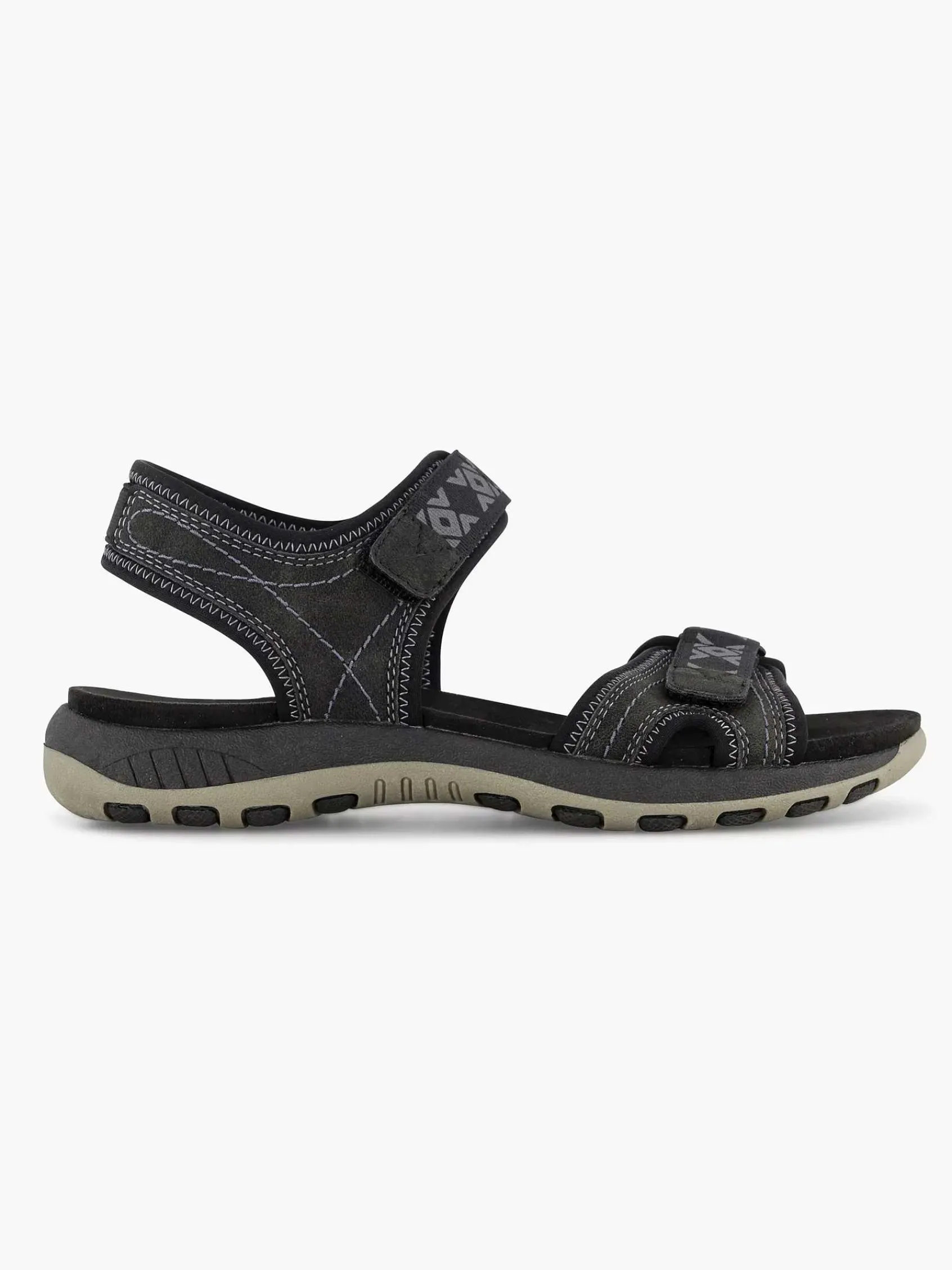 Easy Street Comfort Schoenen-Zwarte Comfort Sandaal