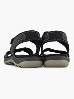 Easy Street Comfort Schoenen-Zwarte Comfort Sandaal