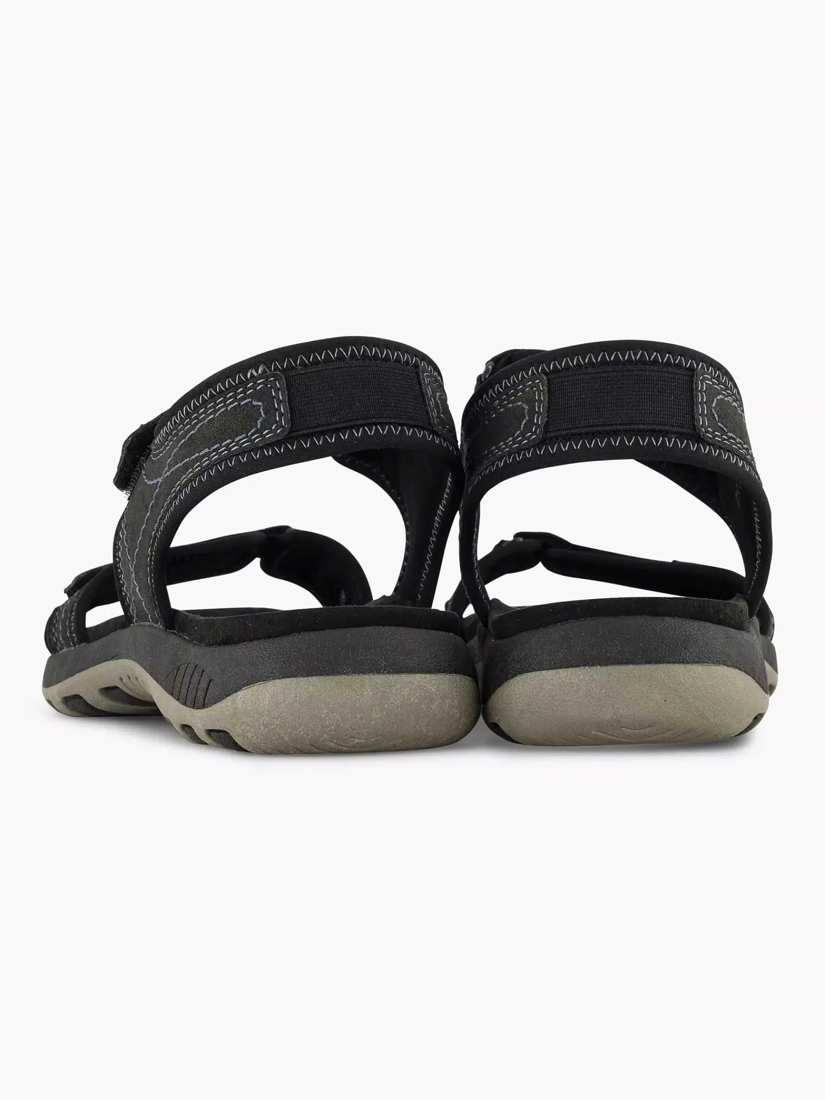 Easy Street Comfort Schoenen-Zwarte Comfort Sandaal