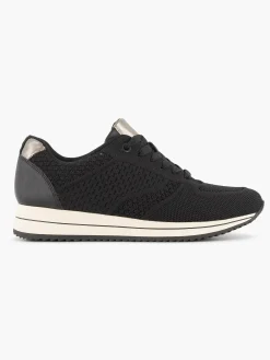 Medicus Sneakers-Zwarte Comfort Sneaker Knitted