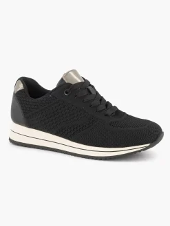 Medicus Sneakers-Zwarte Comfort Sneaker Knitted